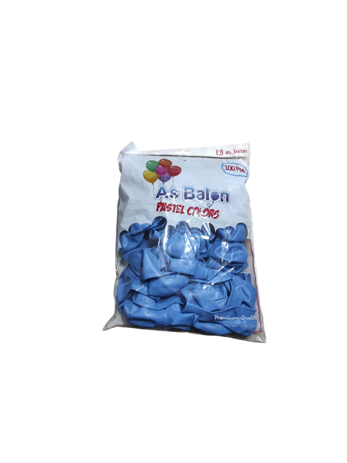 Toptan as Balon Pastel açık mavi 12 inç 100 lü